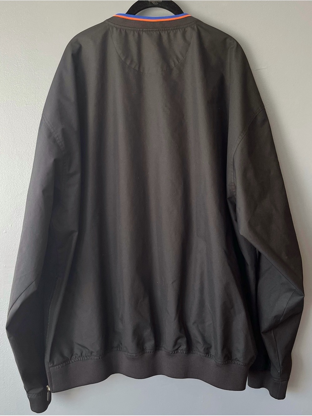 Nike New York Mets MLB Genuine Merchandise V-Neck Pullover Windshirt Jacket 2010 - Picture 4 of 8